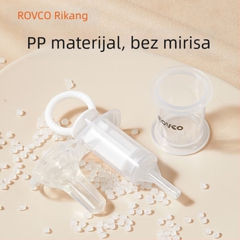 Rikang Dječji tekući hranitelj, s kapaljkom i cijevi, 8 ml skala, šprica s bradavicom
