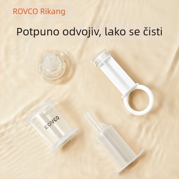 Rikang Dječji tekući hranitelj, s kapaljkom i cijevi, 8 ml skala, šprica s bradavicom