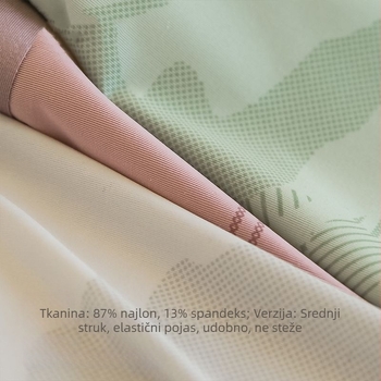 Ljetne muške bokserice od laganog ice-silk materijala s kamuflažnim uzorkom, srednji pojas