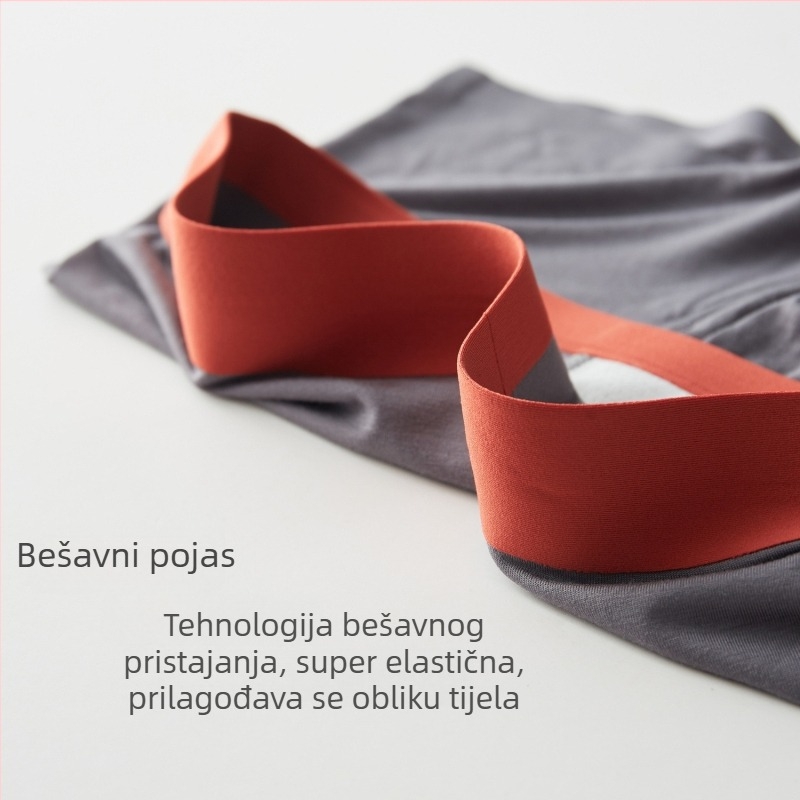 Kalisi muške boxerice od modalnog materijala, bezšivne, prozračne, jednobojne s kontrastnim dizajnom