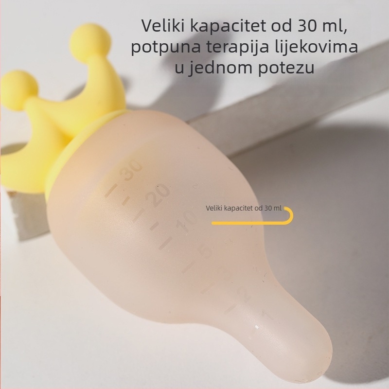 Silikonski dozator lijekova za bebe – doza vode u obliku dude, sprječava gušenje