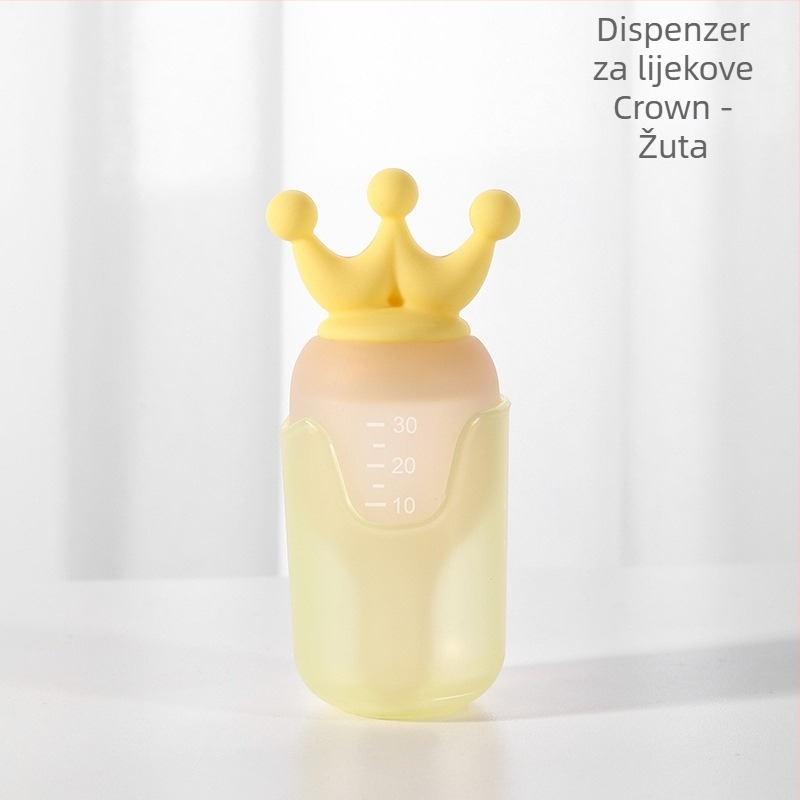 Silikonski dozator lijekova za bebe – doza vode u obliku dude, sprječava gušenje