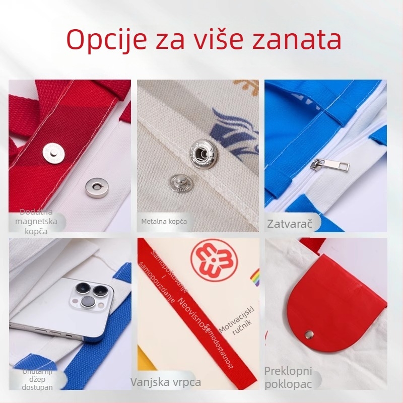 Platnena torba s prilagođenim logom, luksuzna tote torba za izložbe, ekološka torba za kupovinu, veleprodajna torba