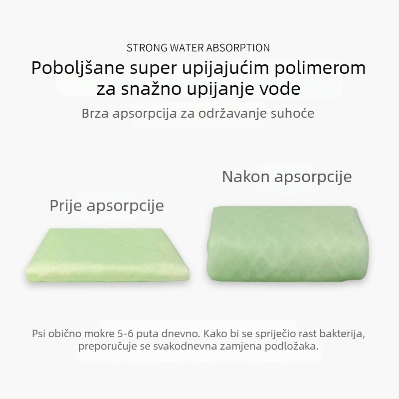 Podloške za urin za kućne ljubimce s aktivnim ugljem, jednokratne upijajuće podloge za pse i mačke
