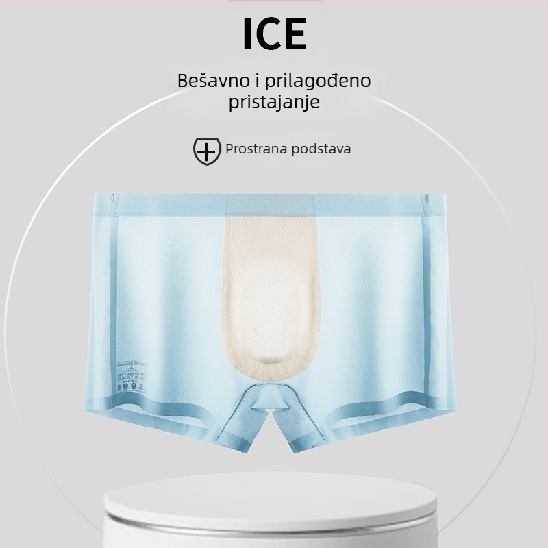 Muške bokserice od Ice Silk, antibakterijska prepona, prozračne, tanke