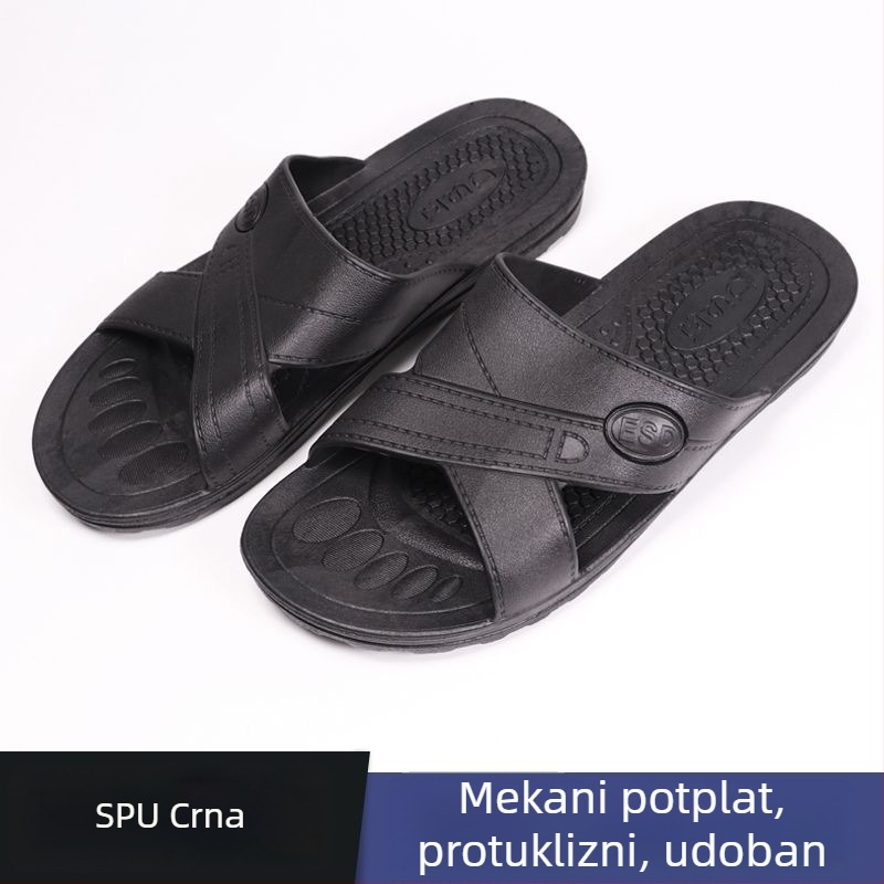 SPU antistatične papuče za muškarce i žene, radna obuća bez prašine, s debelim mekanim đonom i protukliznim dizajnom.