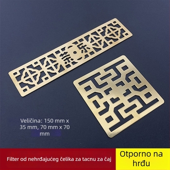 Nehrđajući čelični filter za čajnu tacnu – odvodni filtr