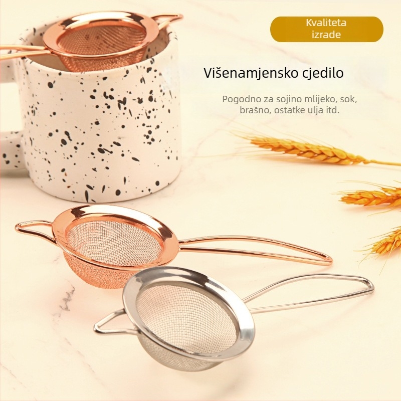 Filter za čim od nehrđajućeg čelika 304, promjer 6,5 cm, mreža 40, Gongfu čaj