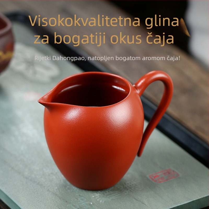 Set Gongfu čaja od Yixing Zisha gline, potpuno ručna izrada, otporna na toplinu, kućni set za čaj s čašom za ravnomjernu raspodjelu