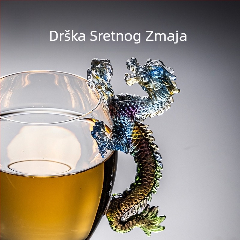 Staklena čaša za ravnomjernu raspodjelu čaja i odjeljivač čaja, 2025 novi model, elegantan kung fu čajni set s pladnjem za čaj