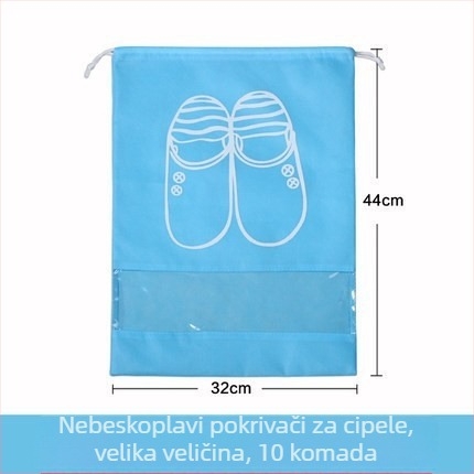 Set od 10 torbica za pohranu cipela sa šniranjem, vodootporne i zaštićene od prašine, za dom i putovanja