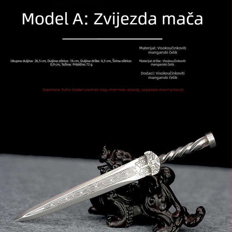Mini čajni nož i ukras oružja, osamnaest vrsta oružja, Pu’er igla za čaj, nož za otvaranje čajnih kolača, mali ukras oružja za izlaganje i skupljanje