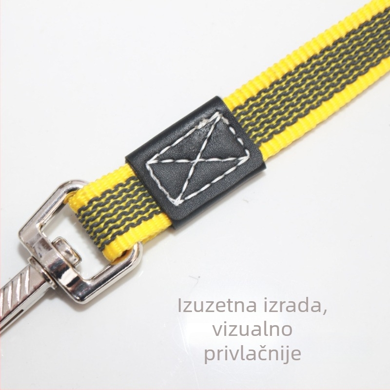 Povodac za psa od gumene niti s protukliznim platnom za velike pse za šetnje na otvorenom