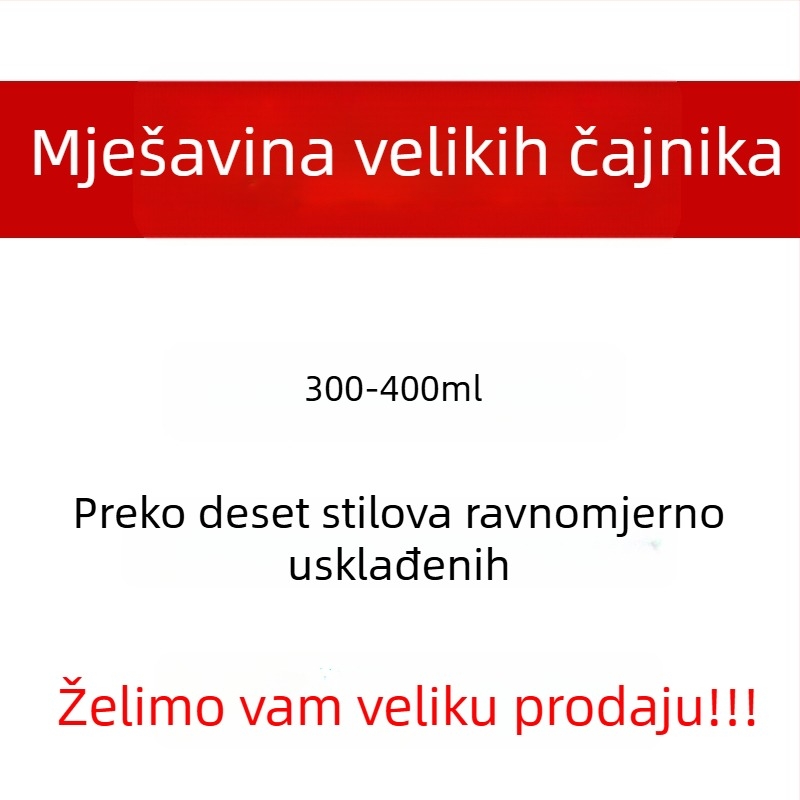 Čajnik od purpurne glinene s velikim kapacitetom, premaz u boji glazure, lagani luksuzni retro stil, mogućnost prilagodbe