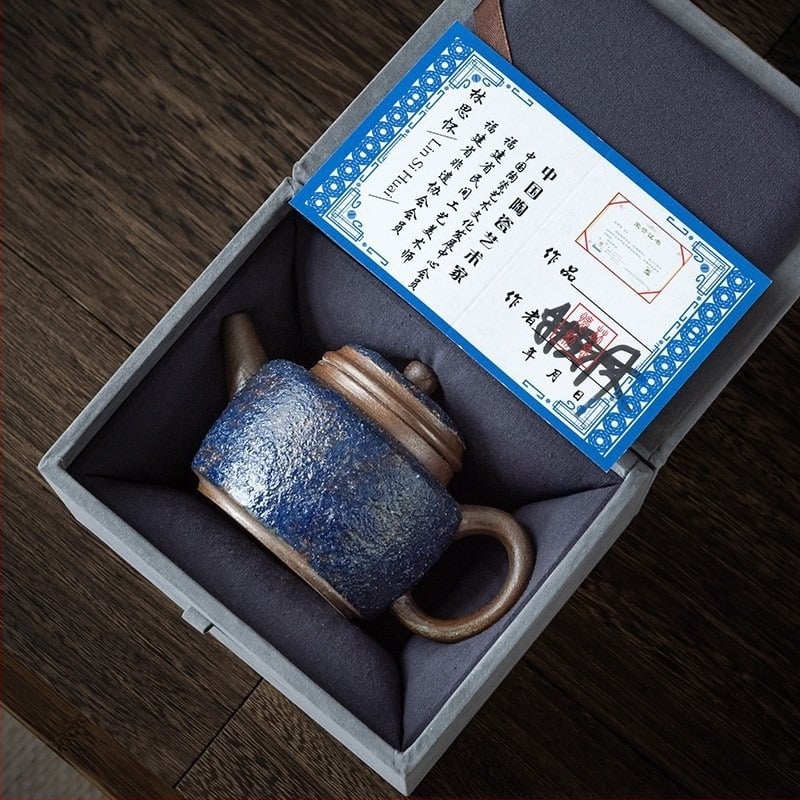 Ručni keramički čajnik s filtrima – retro Gongfu čajni set, velik kapacitet za kućnu pripremu čaja