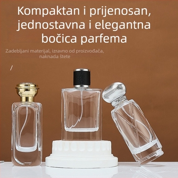 100 ml staklena bočica parfema, raspršivač, za ponovno punjenje