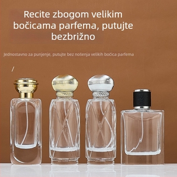100 ml staklena bočica parfema, raspršivač, za ponovno punjenje