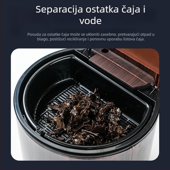 Koš za čajni ostaci od nehrđajućeg čelika s inteligentnim senzorom, alarmom pune razine vode i filtrima, za komercijalnu uporabu