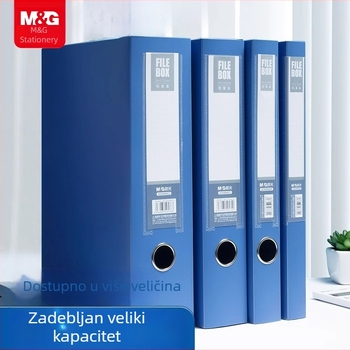 A4 plastična kutija za dokumente – kutija za pohranu osobnih dosjea i financijskih potvrda (Model M95288)