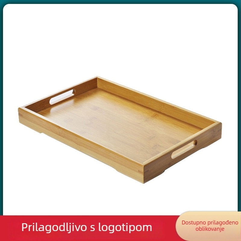 Gongfu čajni set s bambusovim pladnjem, japanski stil, moderan minimalistički dizajn, odvodni pladanj, mali set za čaj