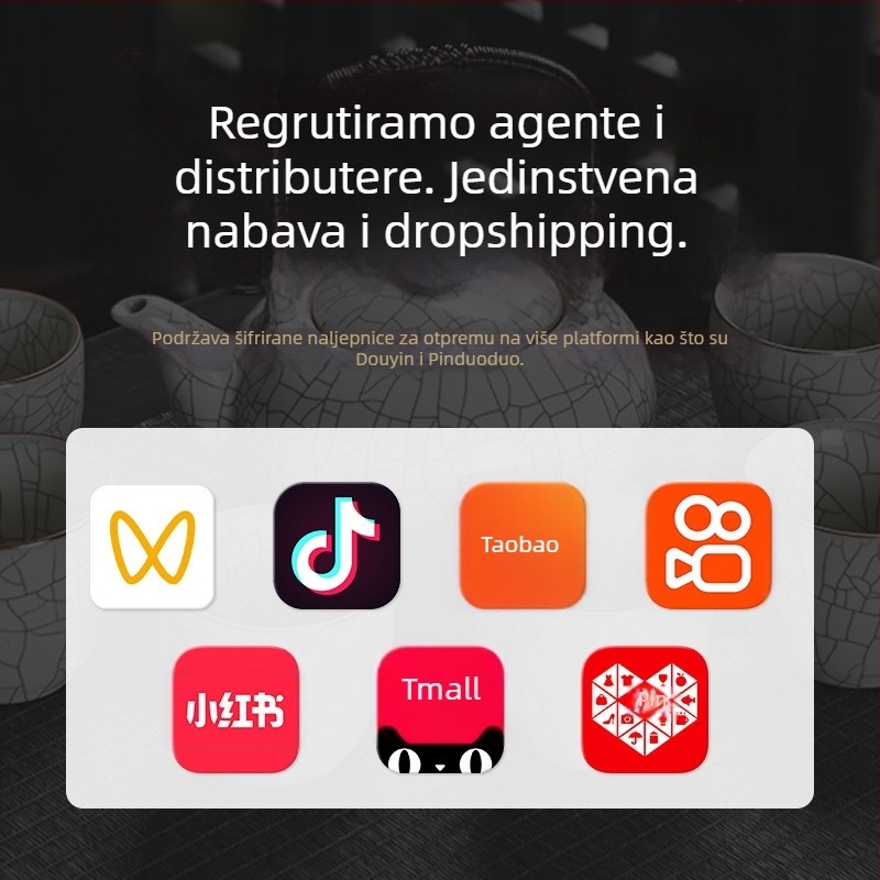 Bijela porcelanska šalica Gongfu čaja s reljefom, jednostavna šalica za osobnu uporabu