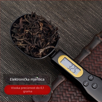 Mini digitalna vaga za čaj s čajnom žličicom, visokoprecizno mjerenje za ceremoniju čaja