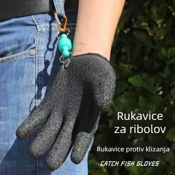 Muške rukavice za ribolov – otporne na probijanje, vodootporne, za morski ribolov, otporne na rezanje, protuklizne