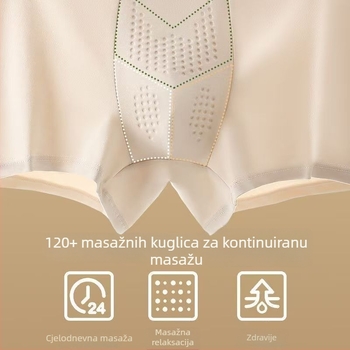 Cordyceps njega antibakterijske pamučne muške bokserice s negativnim ionima