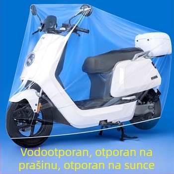 Pokrov za bicikl otporan na kišu i prašinu, debeli zaštitni pokrov za brdski bicikl, vodootporan proziran pokrov