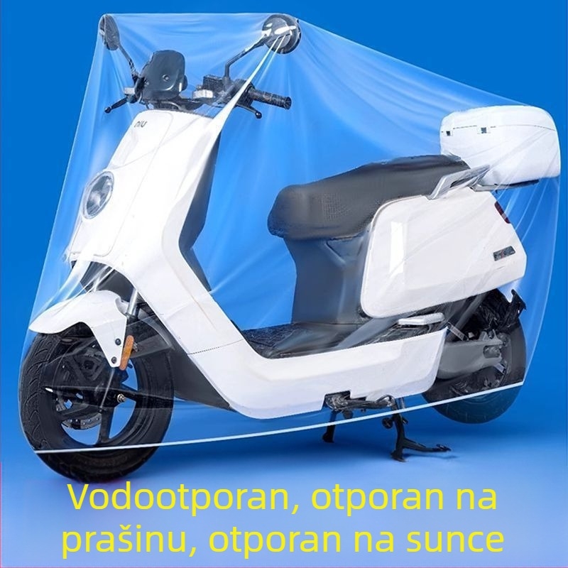 Pokrov za bicikl otporan na kišu i prašinu, debeli zaštitni pokrov za brdski bicikl, vodootporan proziran pokrov