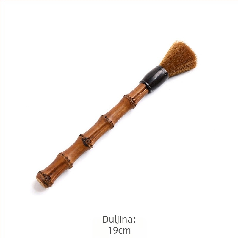 Ručna bambus četkica za održavanje čajnika, karbonizirana, bez dlačica, Six Gentlemen dodaci za ceremoniju čaja