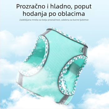 Prsluk za mačke i manje pse u stilu veste, sigurnosni remen protiv bijega
