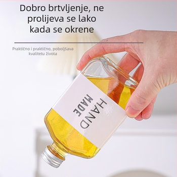 Staklena boca od 100 ml s aluminijskim poklopcem za mliječni čaj i hladnu kavu