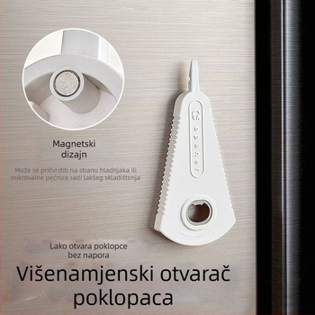 Višenamjenski magnetski otvarač konzervi za kućnu upotrebu, ABS otvarač boca, alat za otvaranje konzerve, otvorivač poklopaca pića