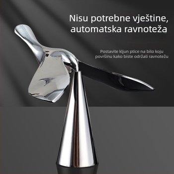 Novi otvarač za boce u obliku ptice, od cinkove legure, s uravnoteženim dizajnom