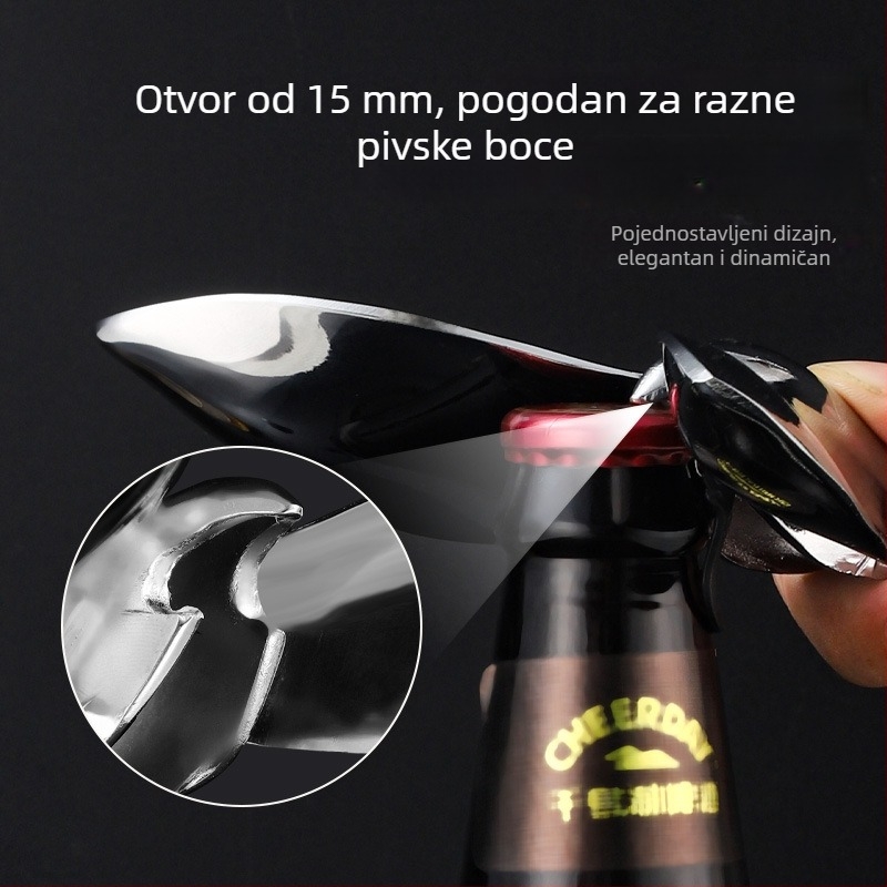 Novi otvarač za boce u obliku ptice, od cinkove legure, s uravnoteženim dizajnom