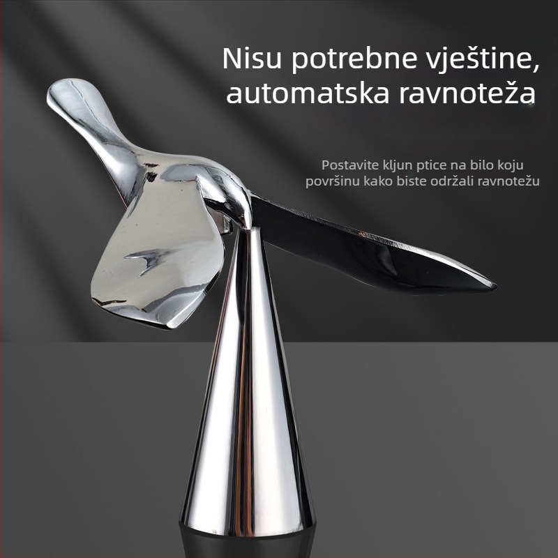 Novi otvarač za boce u obliku ptice, od cinkove legure, s uravnoteženim dizajnom