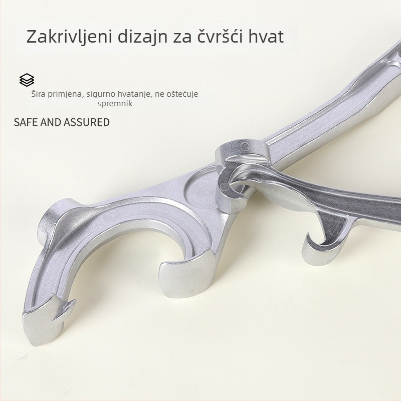 Prijenosni višefunkcijski otvarač za konzervu i boce od aluminijske legure