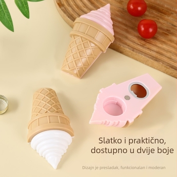 Kreativan magnetski otvarač boca s motivom sladoleda, sladak ukras za hladnjak, 3D otvarač poklopaca