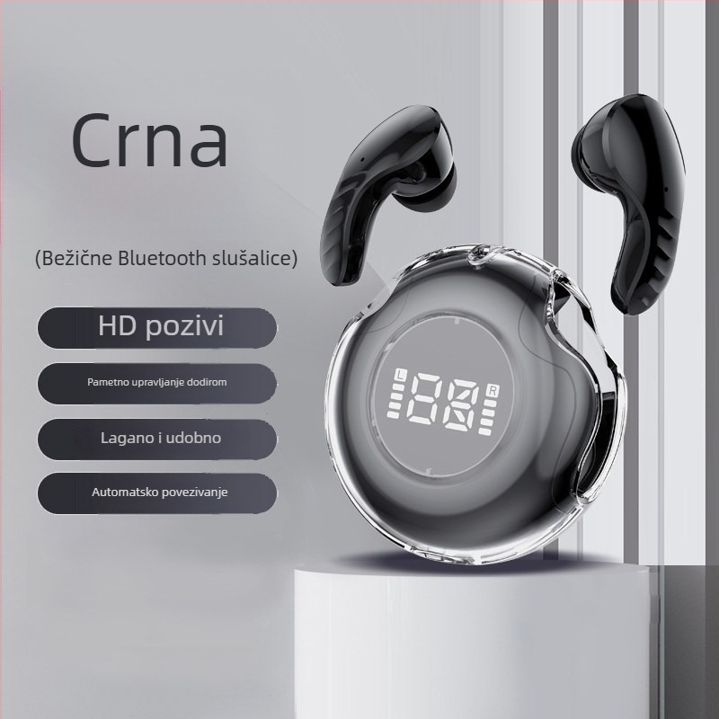 Bluetooth true wireless slušalice, in-ear, s aktivnom redukcijom buke, visokokvalitetan zvuk, upravljanje pozivima, sportski dizajn, kompatibilne s pametnim telefonima