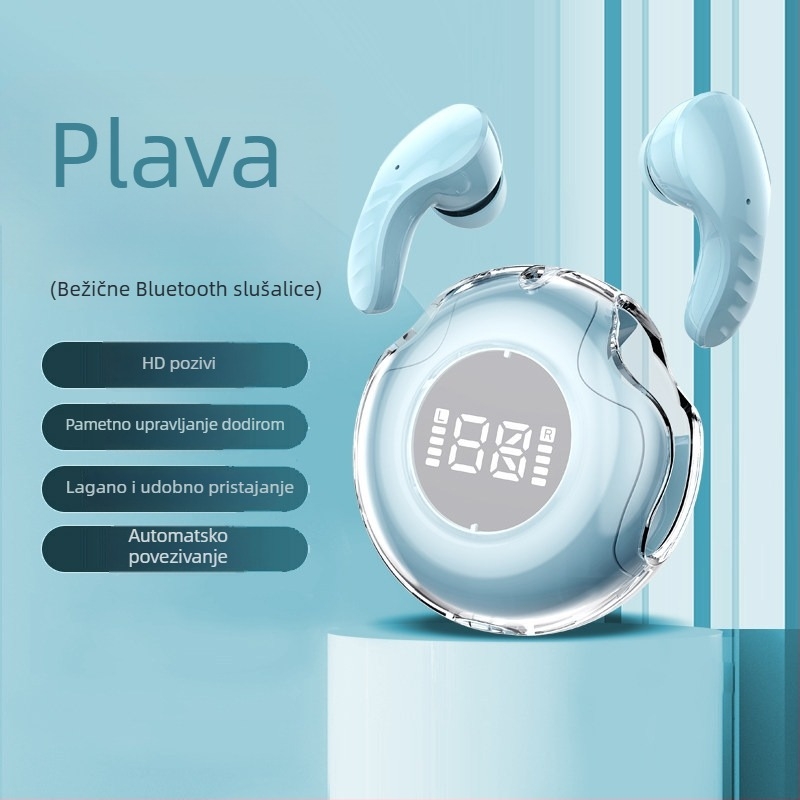 Bluetooth true wireless slušalice, in-ear, s aktivnom redukcijom buke, visokokvalitetan zvuk, upravljanje pozivima, sportski dizajn, kompatibilne s pametnim telefonima