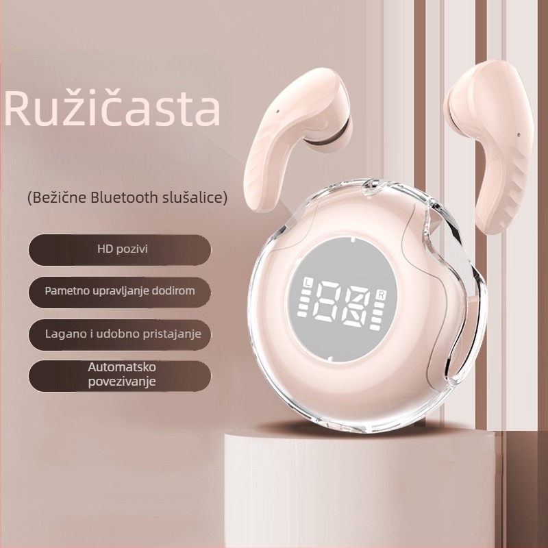 Bluetooth true wireless slušalice, in-ear, s aktivnom redukcijom buke, visokokvalitetan zvuk, upravljanje pozivima, sportski dizajn, kompatibilne s pametnim telefonima