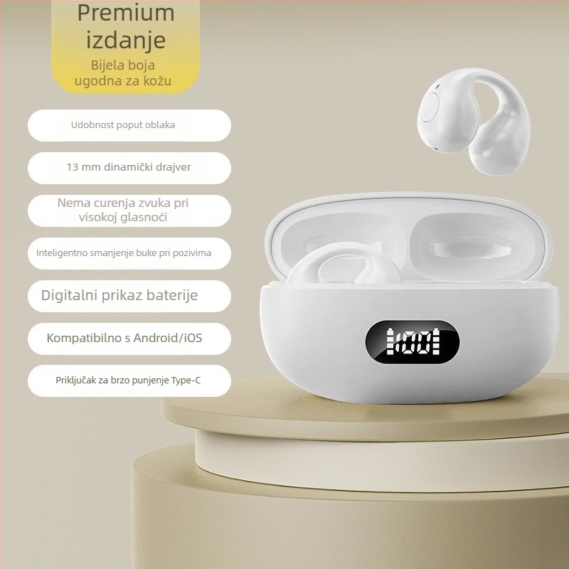 Bluetooth true wireless slušalice, in-ear, s aktivnom redukcijom buke, visokokvalitetan zvuk, upravljanje pozivima, sportski dizajn, kompatibilne s pametnim telefonima