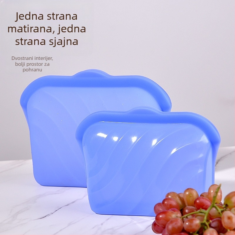 Kuhinjske silikonske vrećice za zamrzavanje, višekratne upotrebe, vrećice za zatvaranje i čuvanje hrane