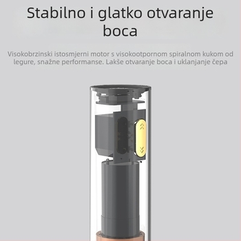 Električni višenamjenski otvarač boca vina i piva, automatski
