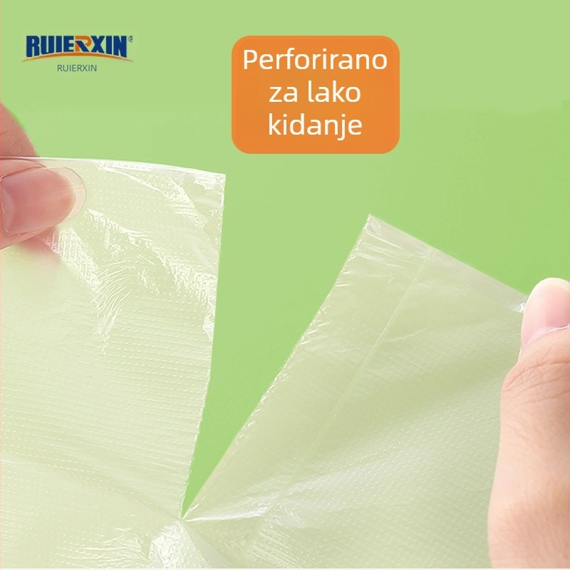 Ojačane plastične vrećice za čuvanje hrane, za kućnu upotrebu, srednje i velike veličine, za komercijsku uporabu u supermarketima, rolne vrećice