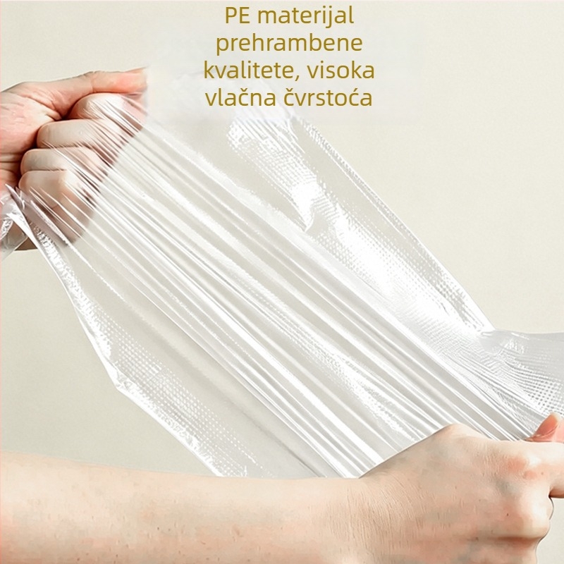 Torbe na rolni za hranu, debeli PE, tri veličine 20/25/30 cm, namijenjene supermarketima