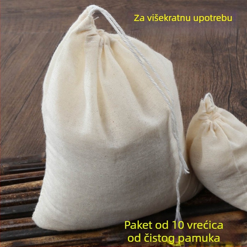 Pamuk vrećica za filtriranje sojinog mlijeka i filtar za tofu – ultra-fina kuhinjska mreža za izvarivanje i mariniranje