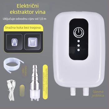 Električni dispenser za vino s filtrom – automatska kompaktna pumpa za usisavanje rižinog i grožđanog vina