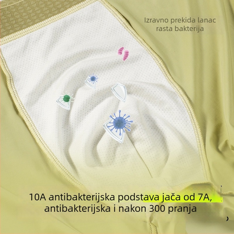 Premium muške boxerice od ice silk, ljetni model, retro stil, hladne, prozračne i udobne